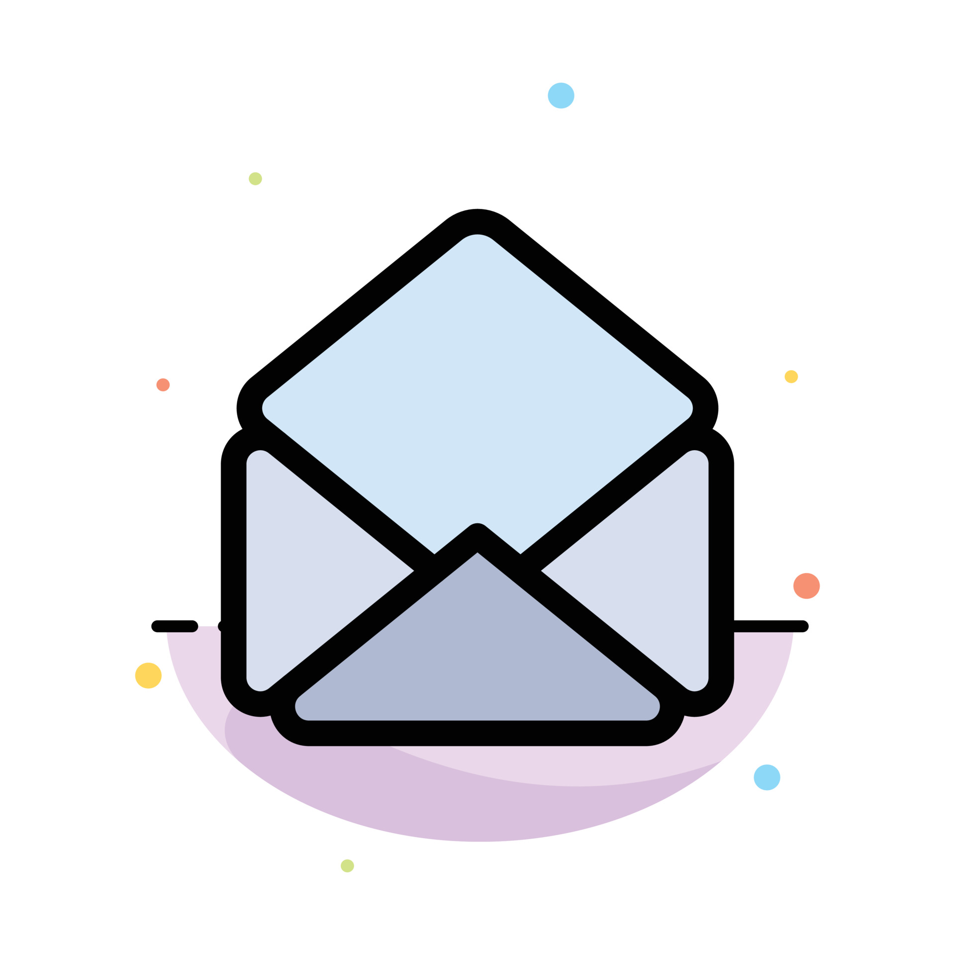 Abstract image of email